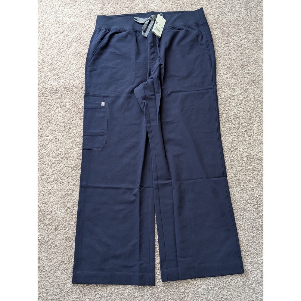 FIGS High Waisted Isabel Wide Leg Scrub Pants Navy Blue Women's XXL NWT